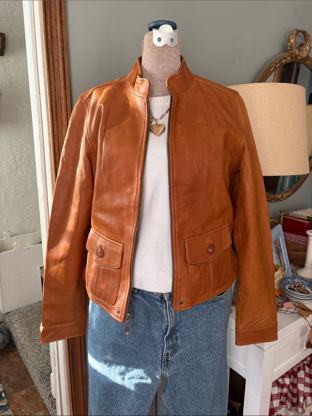 100% Leather jacket George by Marc Eisen